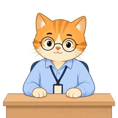Bureaucat, a cat civil servant